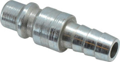 Legris - Hose Barb Industrial Pneumatic Hose Plug For Hose - Plated Steel, 3/8" Body Diam, 3/8" Hose ID - Exact Tooling