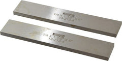 SPI - 6" Long x 1-1/8" High x 1/4" Thick, Steel Parallel - 0.0003" & 0.002" Parallelism, Sold as Matched Pair - Exact Tooling
