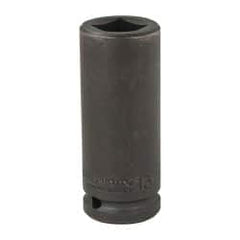 Proto - 3/4" Drive 13/16" Deep Impact Socket - 4 Points, 4" OAL - Exact Tooling
