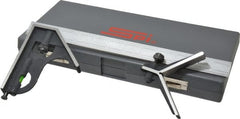 SPI - 3 Piece, 12" Combination Square Set - 1/100, 1/32, 1/50 & 1/64" (16R) Graduation, Hardened Steel Blade, Cast Iron Center & Square Head - Exact Tooling