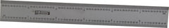 SPI - 6 Inch Long Blade, 16R Graduation Combination Square Blade - Baked Enamel Coated, 1/100, 1/64, 1/50 and 1/32 Inch Graduation - Exact Tooling