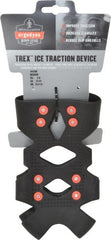 Ergodyne - Size 5-8, (Women's Size 6.5-9.5) Strap-On Cleat - Steel Studs Traction, Black - Exact Tooling