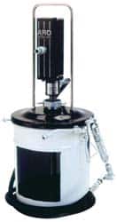 ARO/Ingersoll-Rand - Grease Lubrication 4 Lb/min Flow Carbon Steel Air-Operated Pump - For 35 Lb Container - Exact Tooling