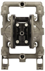 ARO/Ingersoll-Rand - 1/2" NPT, Metallic, Air Operated Diaphragm Pump - Nitrile Diaphragm, Aluminum Housing - Exact Tooling