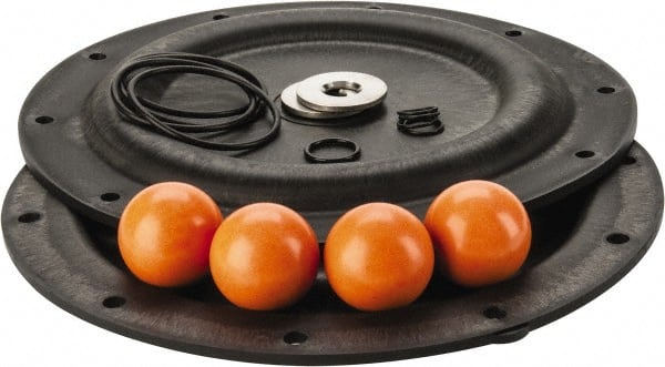 ARO/Ingersoll-Rand - Acetal/Nitrile Fluid Section Repair Kit - For Use with Diaphragm Pumps - Exact Tooling
