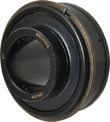 Browning - 1-3/16" ID x 2.4409" OD, 4,381 Lb Dynamic Capacity, ER Style Insert Bearing - 52100 Steel Insert, 7/8" Race Width, 2,567 Lb Static Capacity - Exact Tooling