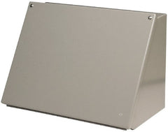Cooper B-Line - Steel Standard Enclosure Hinge Sloped Cover - NEMA 12, 13, 12" Wide x 12" High x 9-5/32" Deep, Dirt-tight & Dust-tight - Exact Tooling