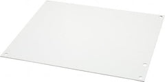 Cooper B-Line - 8-7/8" OAW x 10-7/8" OAH Powder Coat Finish Electrical Enclosure Nonperforated Panel - Exact Tooling