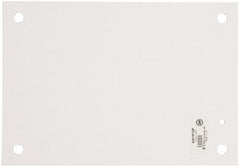 Cooper B-Line - 13" OAW x 17" OAH Powder Coat Finish Electrical Enclosure Nonperforated Panel - 20" x 16" Box, 12 Gauge Steel, Use with 16206-12/16208-12/201610-12/201612-12/20168-12 - Exact Tooling