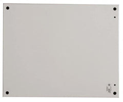 Cooper B-Line - 13" OAW x 13" OAH Powder Coat Finish Electrical Enclosure Nonperforated Panel - 16" x 16" Box, 12 Gauge Steel, Use with 16166-12/16168-12 - Exact Tooling