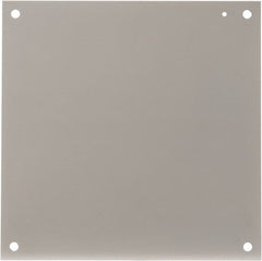 Cooper B-Line - 17" OAW x 17" OAH Powder Coat Finish Electrical Enclosure Nonperforated Panel - 20" x 20" Box, 12 Gauge Steel, Use with 202010-12/20206-12/20208-12 - Exact Tooling