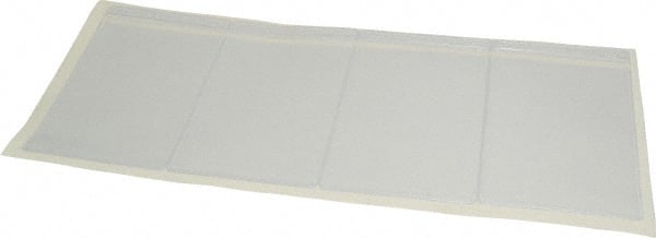 Aigner Index - 3" Wide, 3" High, Open Shelving Label Holders - Vinyl, 5" Long, Use with Bins/Totes - Exact Tooling