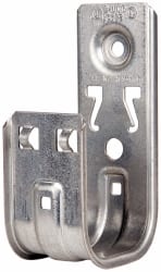 Cooper B-Line - 2" Pipe, Steel Cable Support Hook - Silver, Pre-Galvanized, 30 Lb Capacity - Exact Tooling