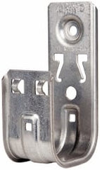 Cooper B-Line - 2" Pipe, Steel Cable Support Hook - Silver, Pre-Galvanized, 30 Lb Capacity - Exact Tooling