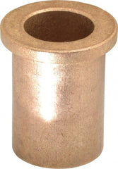 Boston Gear - 3/4" Inside x 1" Outside Diam, Oil Impregnated Bronze Sleeve Bearing - 1-1/4" Flange Outside Diam, 5/32" Flange Thickness, 1-1/2" OAL - Exact Tooling