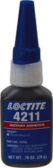 Loctite - 20 Gal Bottle Black Instant Adhesive - 24 hr Full Cure Time - Exact Tooling