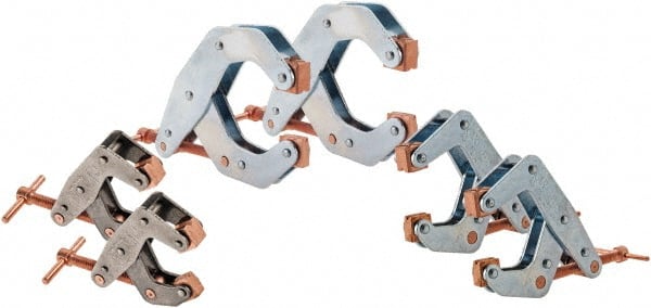 Kant Twist - 6 Piece C-Clamp Set - Includes C-Clamps - Exact Tooling