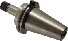 Parlec - 0.5mm to 10mm Capacity, 4.12" Projection, CAT50 Taper Shank, ER16 Collet Chuck - 8.12" OAL - Exact Tooling