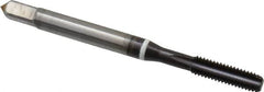 Guhring - #10-32 UNF 2B 4 Flute FIREX Finish Cobalt Straight Flute Machine Tap - Modified Bottoming, Right Hand Thread, 2-3/8" OAL, Oversize - Exact Tooling