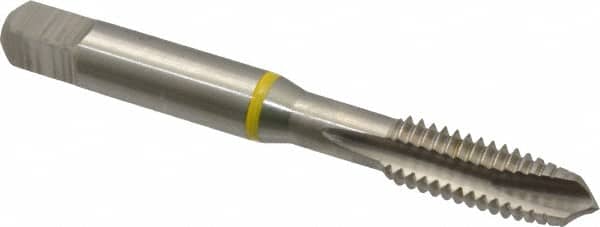 Guhring - 5/16-18 UNC, 3 Flute, Bright Finish, Cobalt Spiral Point Tap - Plug Chamfer, Right Hand Thread, 2.72" OAL, 0.71" Thread Length, 0.318" Shank Diam, 2B Class of Fit, Series 3901 - Exact Tooling