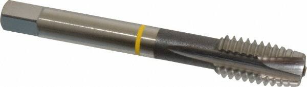Guhring - 7/16-14 UNC, 3 Flute, Bright Finish, Cobalt Spiral Point Tap - Plug Chamfer, Right Hand Thread, 3.157" OAL, 0.866" Thread Length, 0.323" Shank Diam, 2B Class of Fit, Series 3901 - Exact Tooling