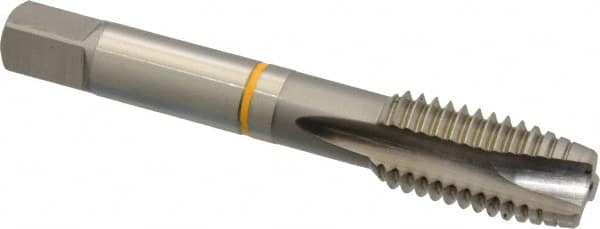 Guhring - 5/8-11 UNC, 3 Flute, Bright Finish, Cobalt Spiral Point Tap - Plug Chamfer, Right Hand Thread, 3.811" OAL, 0.945" Thread Length, 0.48" Shank Diam, 2B Class of Fit, Series 3901 - Exact Tooling