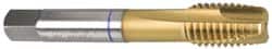 Guhring - #5-40 UNC, 3 Flute, TiN Finish, Powdered Metal Spiral Point Tap - Plug Chamfer, Right Hand Thread, 1-15/16" OAL, 0.141" Shank Diam, 3B Class of Fit, Series 3997 - Exact Tooling