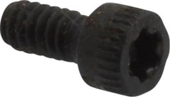 Camcar - #4-40 UNC Torx Plus Drive, Socket Cap Screw - Alloy Steel, Black Oxide Finish, Fully Threaded, 1/4" Length Under Head - Exact Tooling