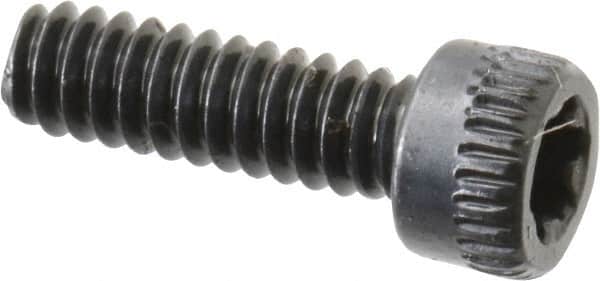 Camcar - #4-40 UNC Torx Plus Drive, Socket Cap Screw - Alloy Steel, Black Oxide Finish, Fully Threaded, 3/8" Length Under Head - Exact Tooling