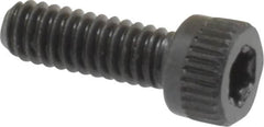 Camcar - #5-40 UNC Torx Plus Drive, Socket Cap Screw - Alloy Steel, Black Oxide Finish, Fully Threaded, 3/8" Length Under Head - Exact Tooling