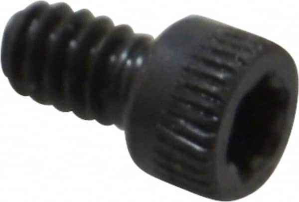 Camcar - #6-32 UNC Torx Plus Drive, Socket Cap Screw - Alloy Steel, Black Oxide Finish, Fully Threaded, 1/4" Length Under Head - Exact Tooling