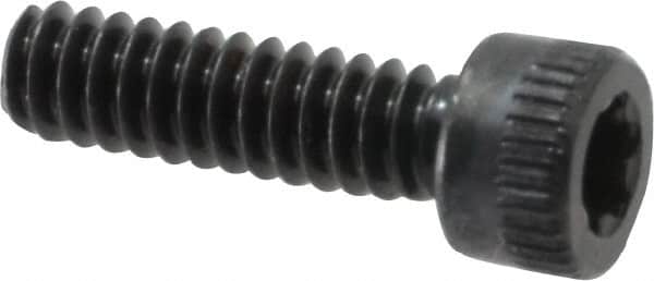 Camcar - #6-32 UNC Torx Plus Drive, Socket Cap Screw - Alloy Steel, Black Oxide Finish, Fully Threaded, 1/2" Length Under Head - Exact Tooling