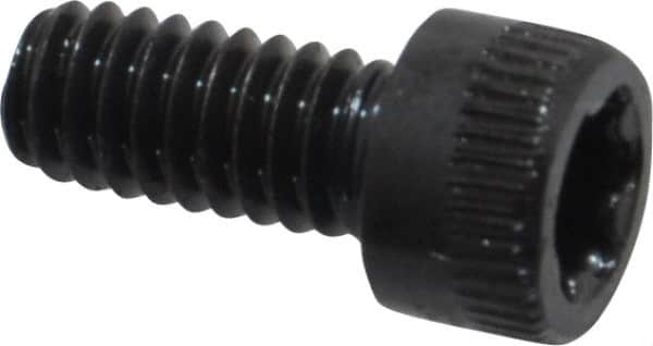Camcar - #8-32 UNC Torx Plus Drive, Socket Cap Screw - Alloy Steel, Black Oxide Finish, Fully Threaded, 3/8" Length Under Head - Exact Tooling