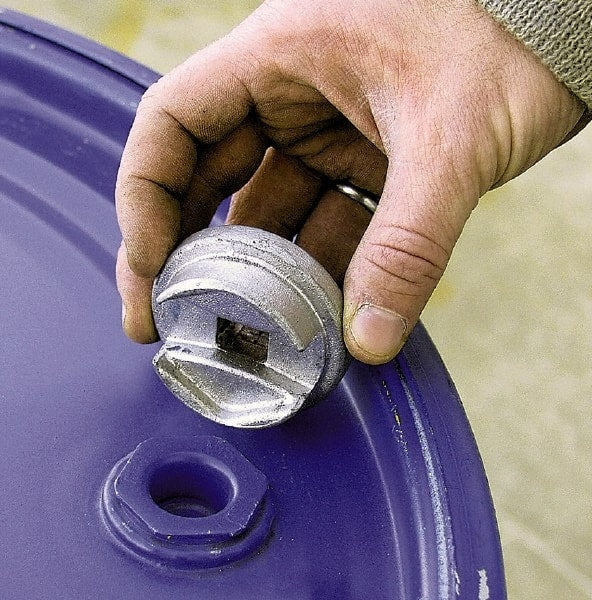 Vestil - Zinc-Plated Cast Steel Bung Nut Socket - For Use with 3/4" and 2" Drum Plugs - Exact Tooling
