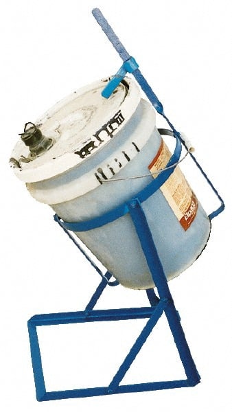 Vestil - 100 Lb Load Capacity, 5 Gal Pail Tipper - 14-5/8" Wide x 32-3/16" High - Exact Tooling