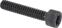Camcar - #10-24 UNC Torx Plus Drive, Socket Cap Screw - Alloy Steel, Black Oxide Finish, Fully Threaded, 1" Length Under Head - Exact Tooling