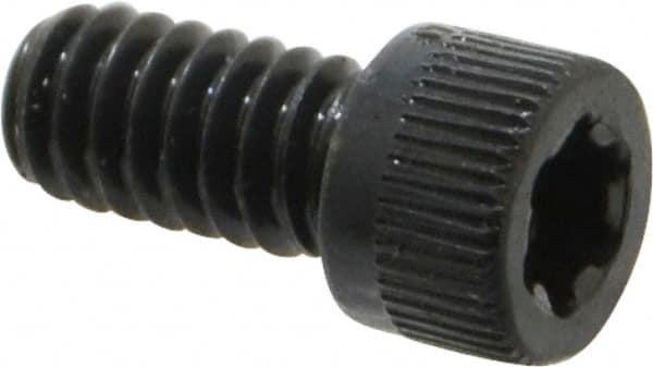 Camcar - 1/4-20 UNC Torx Plus Drive, Socket Cap Screw - Alloy Steel, Black Oxide Finish, Fully Threaded, 1/2" Length Under Head - Exact Tooling