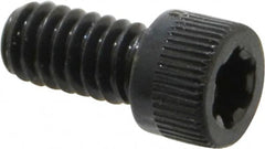 Camcar - 1/4-20 UNC Torx Plus Drive, Socket Cap Screw - Alloy Steel, Black Oxide Finish, Fully Threaded, 1/2" Length Under Head - Exact Tooling