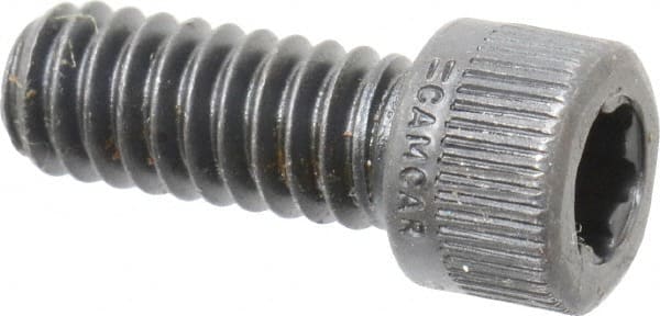 Camcar - 1/4-20 UNC Torx Plus Drive, Socket Cap Screw - Alloy Steel, Black Oxide Finish, Fully Threaded, 5/8" Length Under Head - Exact Tooling