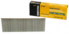 Stanley Bostitch - 18 Gauge 1-3/4" Long Brad Nails for Power Nailers - Steel, Galvanized Finish, Brad Head, Chisel Point - Exact Tooling