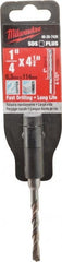 Milwaukee Tool - 1/4" Diam, SDS-Plus Shank, Carbide-Tipped Rotary & Hammer Drill Bit - Exact Tooling
