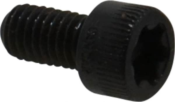 Camcar - #10-32 UNF Torx Plus Drive, Socket Cap Screw - Alloy Steel, Black Oxide Finish, Fully Threaded, 3/8" Length Under Head - Exact Tooling