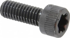Camcar - #10-32 UNF Torx Plus Drive, Socket Cap Screw - Alloy Steel, Black Oxide Finish, Fully Threaded, 1/2" Length Under Head - Exact Tooling