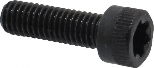 Camcar - #10-32 UNF Torx Plus Drive, Socket Cap Screw - Alloy Steel, Black Oxide Finish, Fully Threaded, 5/8" Length Under Head - Exact Tooling