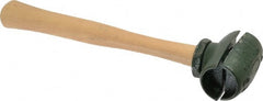 Garland - 1-3/4 Lb Head 1-1/2" Face Malleable Iron Split Head Hammer without Faces - Wood Handle - Exact Tooling