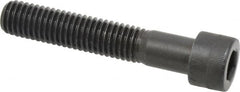 Made in USA - 1/2-13 UNC Hex Socket Drive, Socket Cap Screw - Alloy Steel, Black Oxide Finish, Partially Threaded, 2-3/4" Length Under Head - Exact Tooling