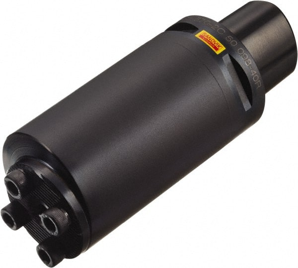 Sandvik Coromant - C5;40 System Size, Modular Tool Holding System Adapter - 2-7/8" Projection, 50mm Body Diam, 103mm OAL, Through Coolant - Exact Tooling