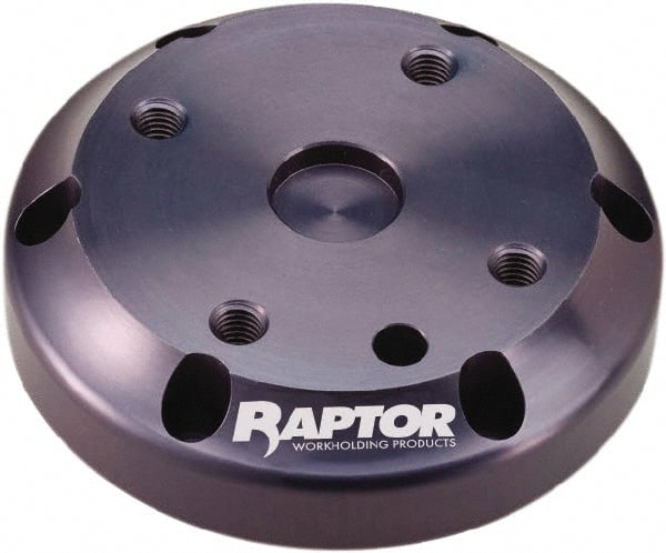Raptor Workholding - 6.3" Jaw Width, 1-1/2" High Riser - For Use with 4 & 5 Axis Workholding Systems - Exact Tooling