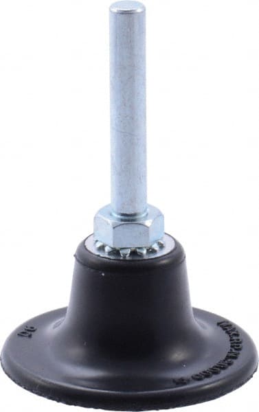 DeWALT - 2" Diam Quick-Change Disc Backing Pad - 1/4" Shank Diam, 25,000 RPM, Roloc Compatible - Exact Tooling