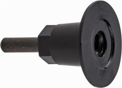 DeWALT - 1-1/2" Diam Quick-Change Disc Backing Pad - 1/4" Shank Diam, 25,000 RPM, Roloc Compatible - Exact Tooling